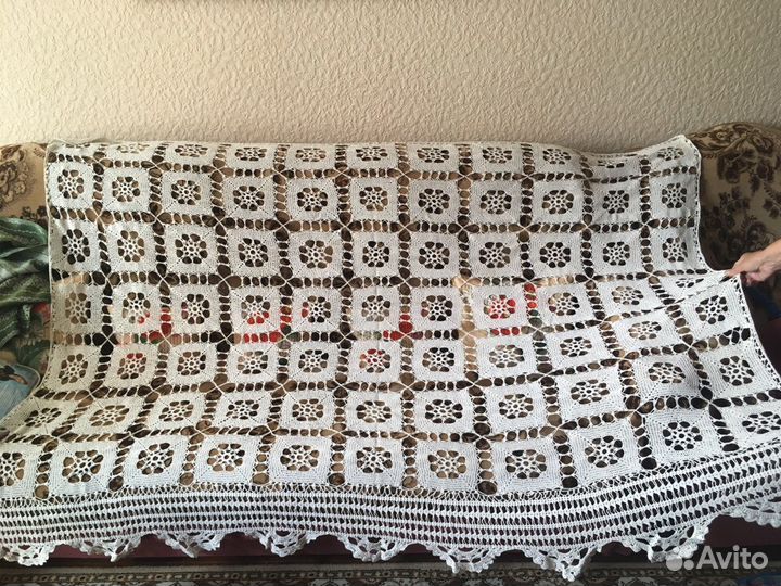 Покрывало, кружево, 20 век, СССР, антиквариат