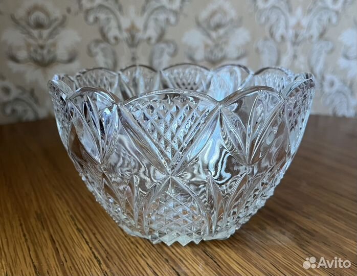Салатники хрустальные