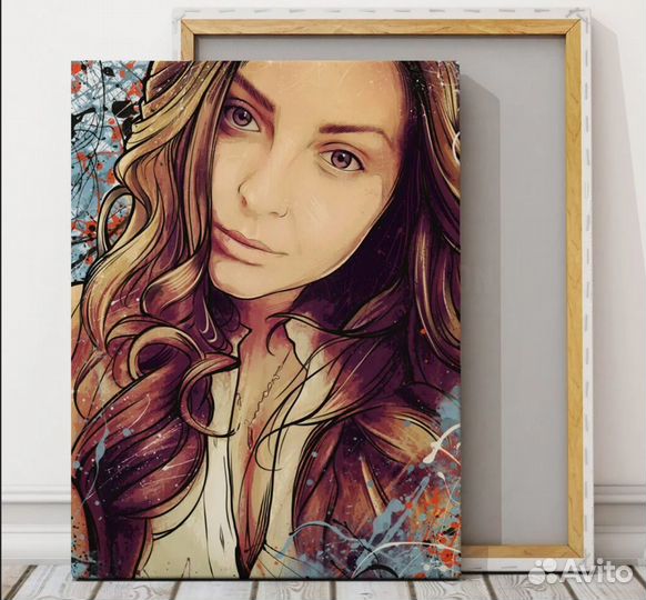 Портрет по фото 50на70 см