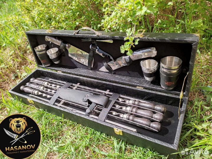 Набор для пикника,подарочный набор,шашлычный набор