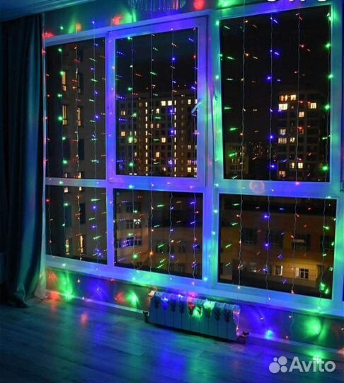 Гирлянда штора