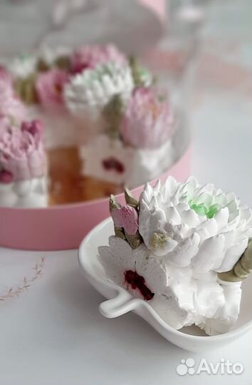 Зефир.Букет из зефирных цветов на день учителя