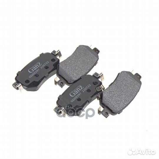 Колодки задние mazda 6 III 2012- ganz GIJ09397