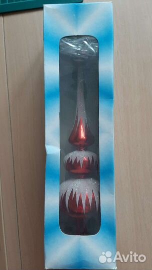 Наконечник на ёлку (стекло) (90е годы)