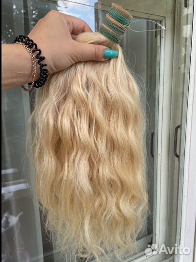 Волосы срез кудрявые блонд