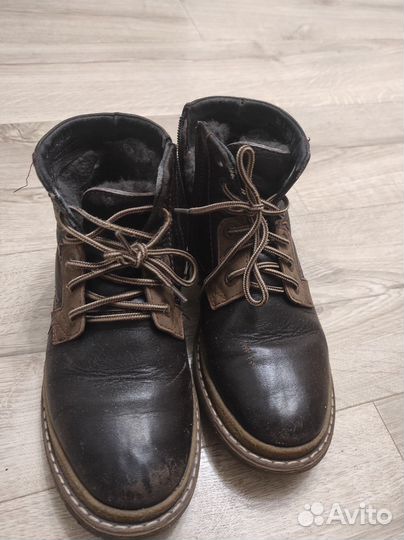 Ботинки зимние для мальчика 36-37 натуральные