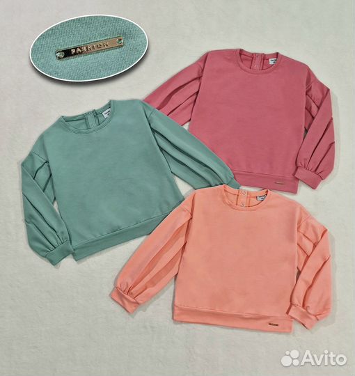 Свитшоты для девочек оптом