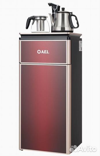 Кулер с чайным столиком Тиабар LK-AEL-51a red