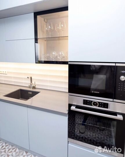 Современная кухня на заказ мдф фасады