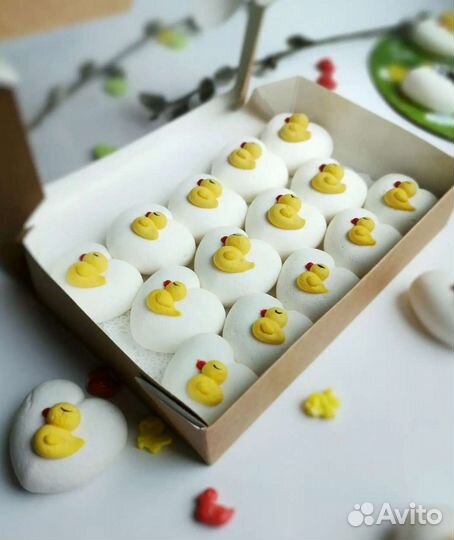 Самые вкусные сердечки маршмеллоу