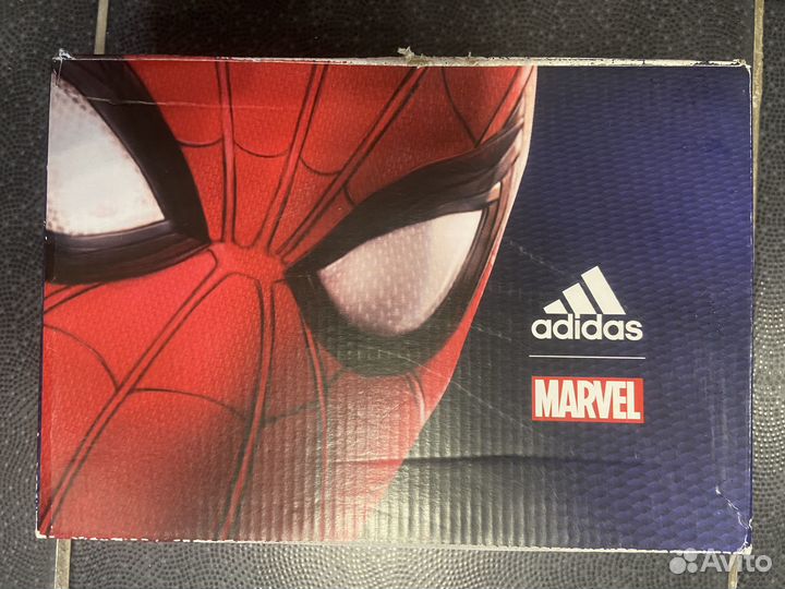 Кроссовки детские adidas spider-man Marvel черные