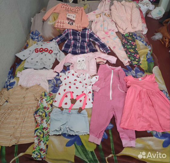 Вещи пакетом на девочку 92 98