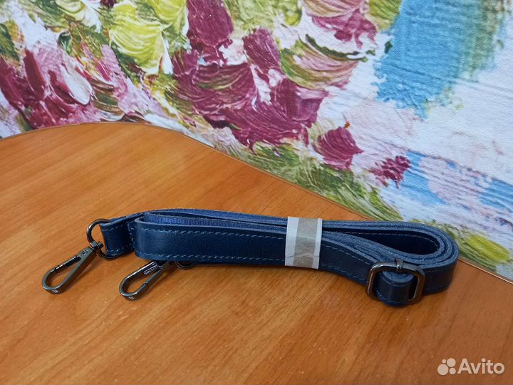 Кожаный ремень для сумки