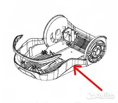 108594 - Корпус пылесоса Thomas aqua-BOX compact