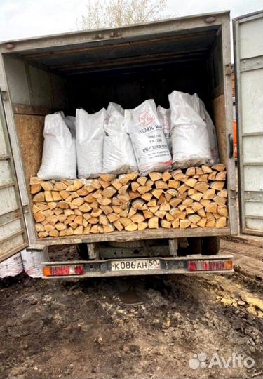Дрова березовые колотые