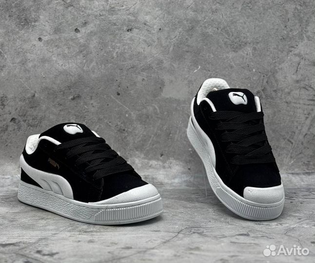 Кроссовки мужские Puma черные дутые 41-46р