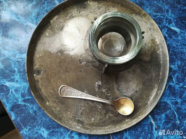 Кофейный набор из мельхиора