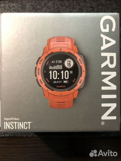 Спортивные часы Garmin Instinct GPS Red Flame