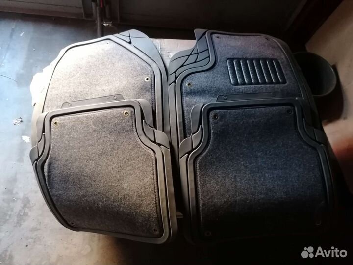 Ковры 2 в 1 Резина + Ворс. В салон автомобиля