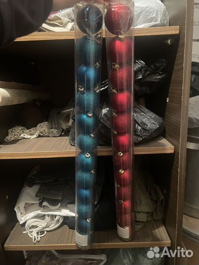 Шарики новогодние 2 набора