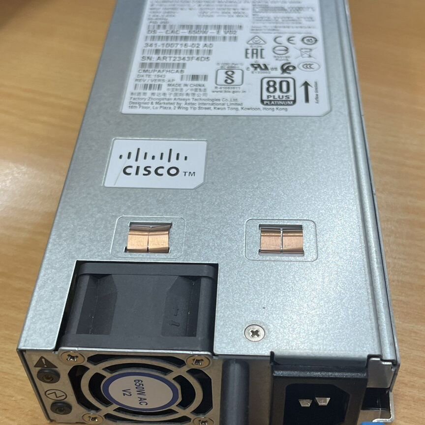 [DS-CAC-650W-E] Блок Питания Cisco Ds-Cac-650w-E