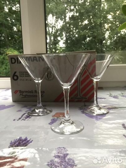 Бокалы для мартини, 3шт, Италия