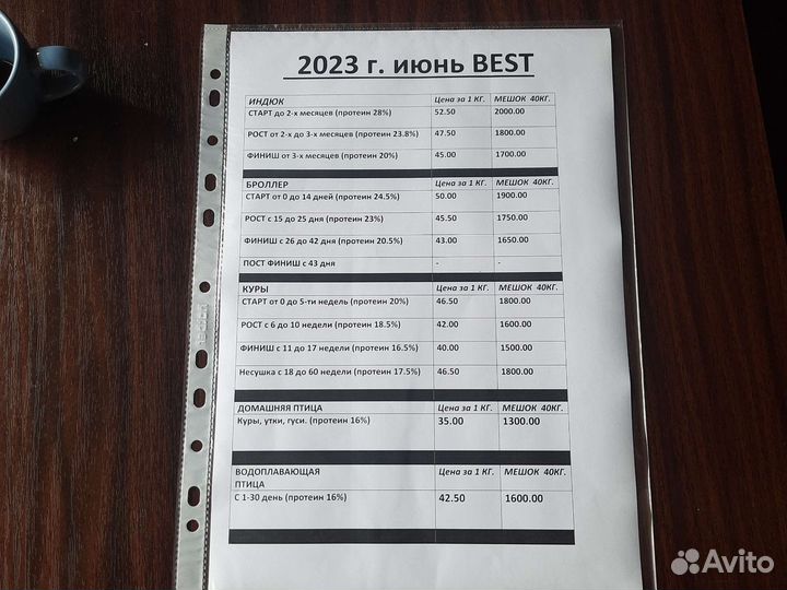 Комбикорм best