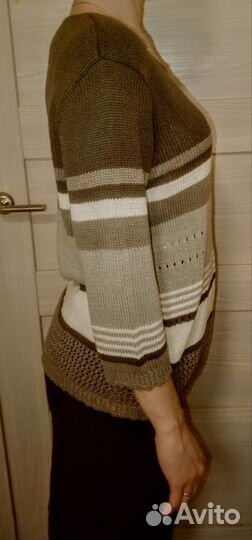 Свитер женский винтажнй зеленый