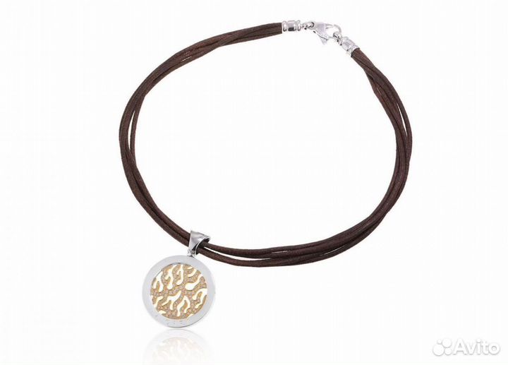 Золотой кулон Bvlgari Tondo Fire