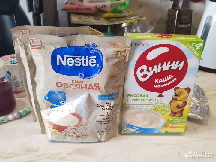 Детские каши молочные