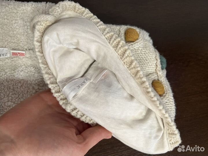 Шапка и снуд для девочки zara