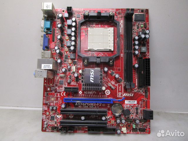 Материнская плата MSI K9N6PGM2-V2 купить в Москве | Электроника | Авито