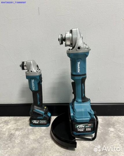 Аккумуляторная болгарка Makita 230 мм (Арт.77340)