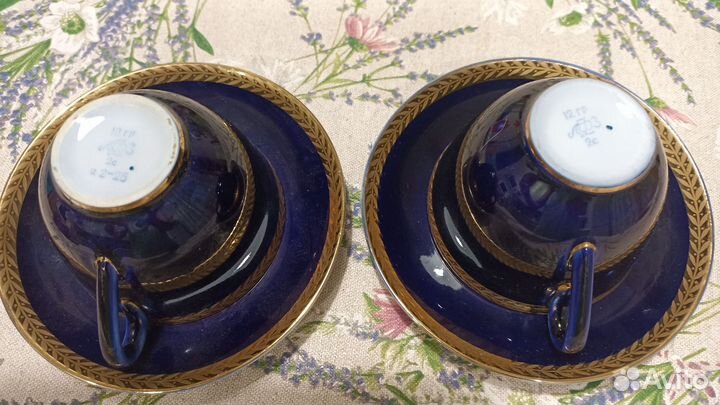 Чашка с блюдцем лфз