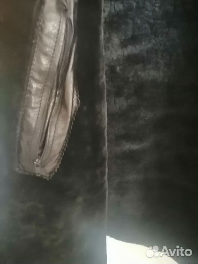 Дубленка укороченная мужская, натуральная