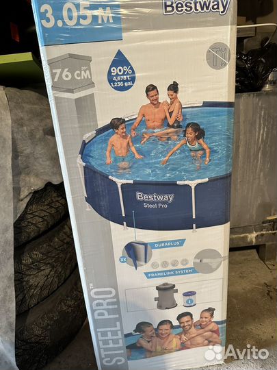 Каркасный бассейн новый