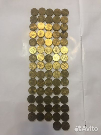 Юбилейные монеты 10 рублей