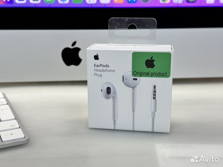 Наушники apple earpods проводные 3.5 мм