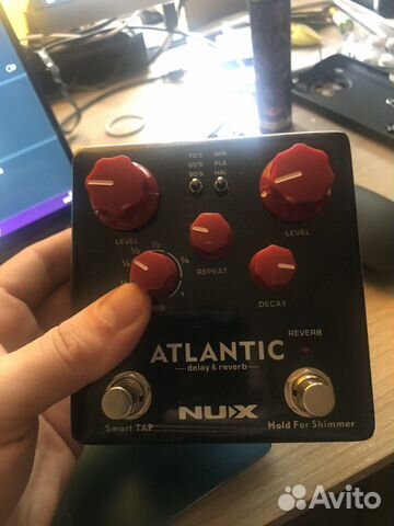 Гитарная педаль reverb/delay Antlantic Nux NDR-5 объявление продам