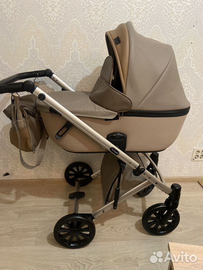 Коляска anex e/type 2 в 1 + адаптеры + автолюлька