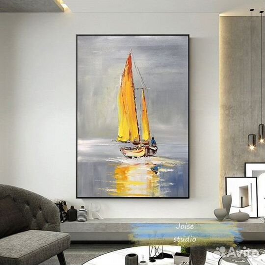 Современные картины корабли большой выбор