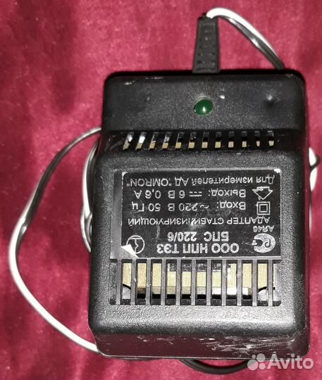 Адаптер для тонометра 6в