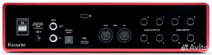 Звуковая карта Focusrite Scarlett 18i8 3rd Gen