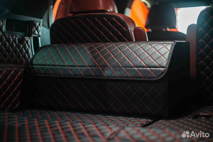 3D коврики в багажник Hyundai Palisade 2021