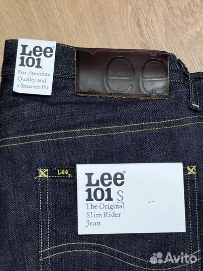 Джинсы мужские селвидж Lee 101 Slim Rider