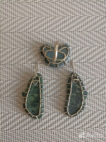 Набор кольцо и серьги