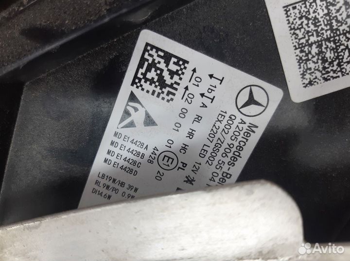 Передняя часть (ноускат) в сборе mercedes-benz C W