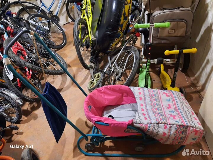 Санки с колесами