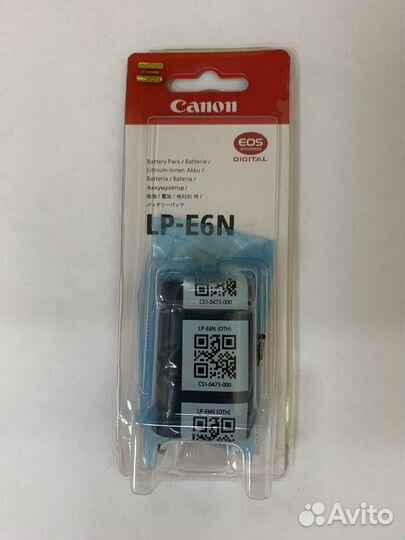 Аккумулятор LP-E6N(LC-E6) High Quality для Canon