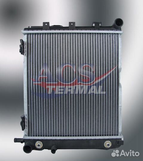 Радиатор двигателя на Mercedes W124 M111